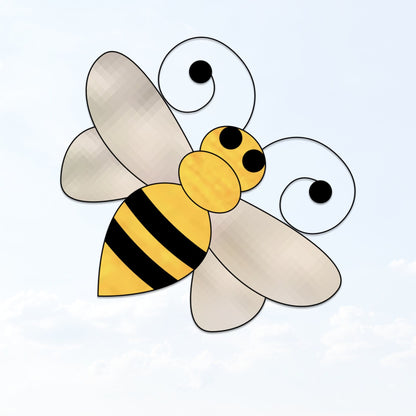 Buntglas-Honigbienenmuster für Anfänger