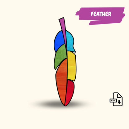 Paquete de patrones de vidrieras LGBTQ: patrones de orgullo coloridos y sencillos